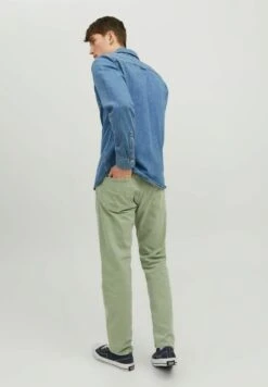 Jack & Jones Chris Cooper Cj 772 Lid - Vaqueros Rectos - Green Olive -Solid Ventas 6af2d9e0b0114f82a393c371020e21b5