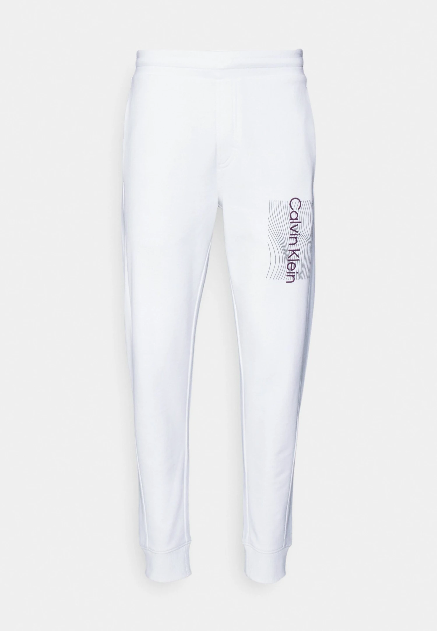 Calvin Klein Wave Lines Pants - Pantalones Deportivos - Bright White 7 Calvin Klein Wave Lines Pants - Pantalones Deportivos - Bright White - Imagen 5