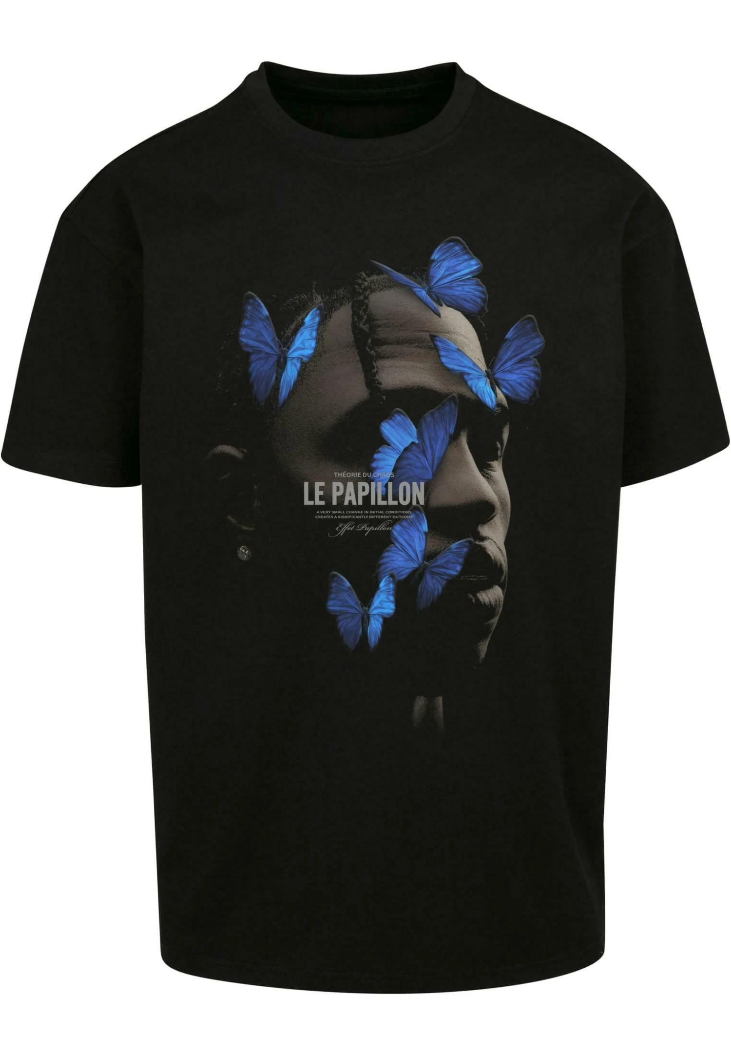 Le Papillon Oversize- Camiseta Estampada - Black 8 Le Papillon Oversize- Camiseta Estampada - Black - Imagen 6