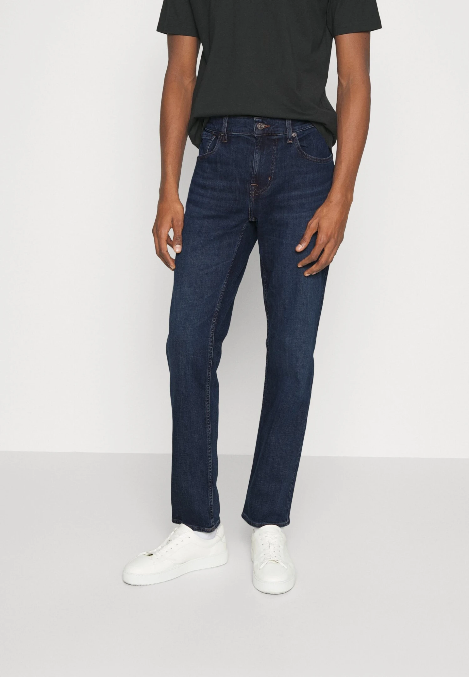 7 For All Mankind Slimmy Tapered - Vaqueros Tapered - Dark Blue 3 7 For All Mankind Slimmy Tapered - Vaqueros Tapered - Dark Blue