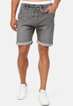 Indicode Jeans Kadin- Shorts Vaqueros - Grey