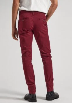 Pepe Jeans Charly - Pantalones Chinos - Burgundy -Solid Ventas 74eb8bd0ae2e4dfaa80310b8637befcf