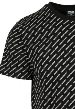 URBAN CLASSICS Allover Logo Tee - Camiseta Estampada - Black 9 URBAN CLASSICS Allover Logo Tee - Camiseta Estampada - Black -Solid Ventas 75b0d1a8258445dca9b2cf499f8ad3ac