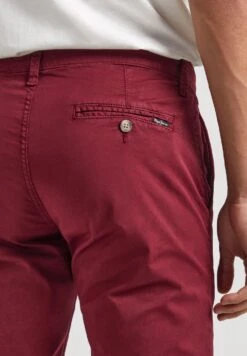Pepe Jeans Charly - Pantalones Chinos - Burgundy -Solid Ventas 762a9daaf5f845f6b102a873e94d6ed6