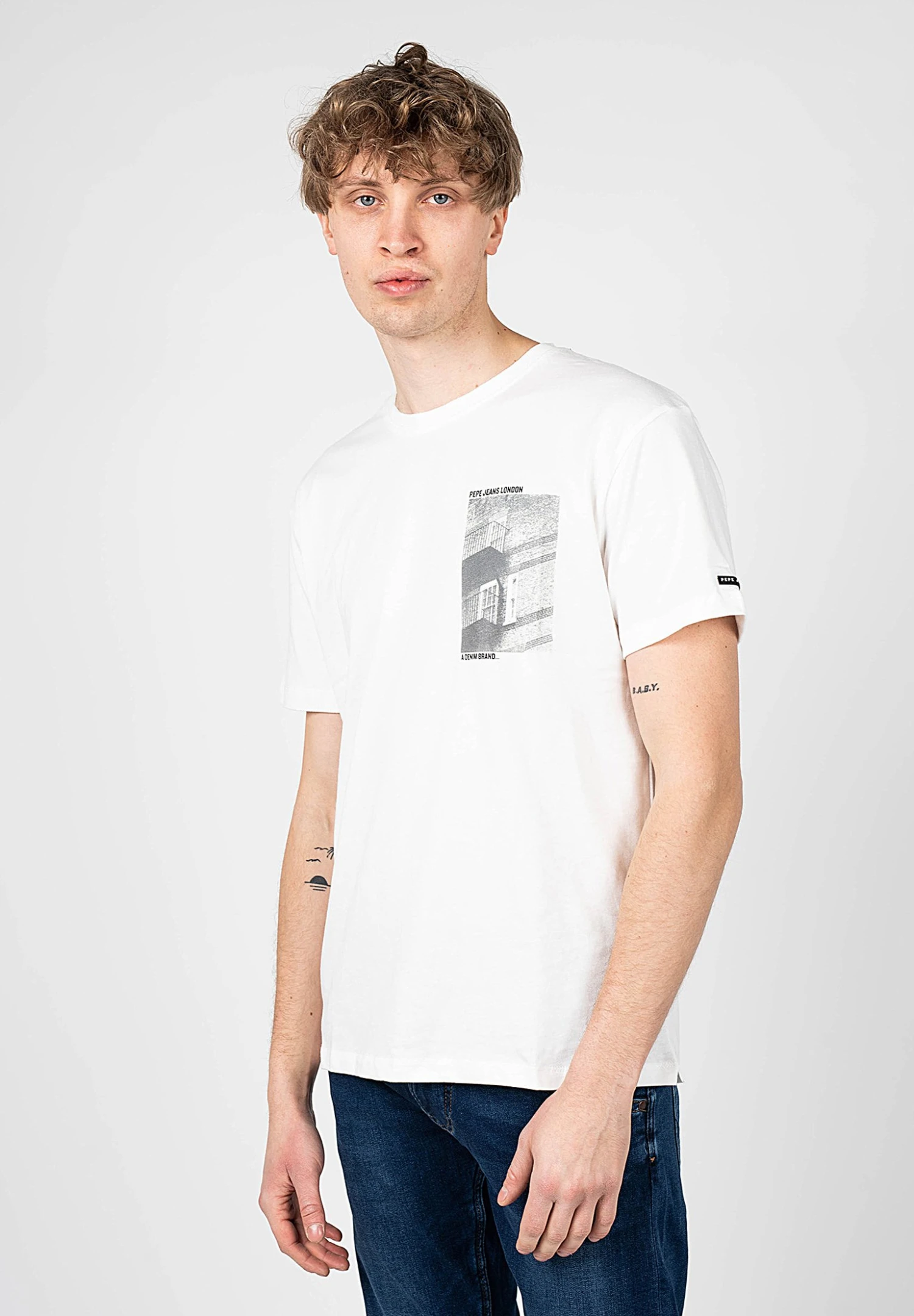 Pepe Jeans Camiseta Estampada - Weiß 5 Pepe Jeans Camiseta Estampada - Weiß - Imagen 3