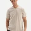 Regular - Camiseta Básica - Beige