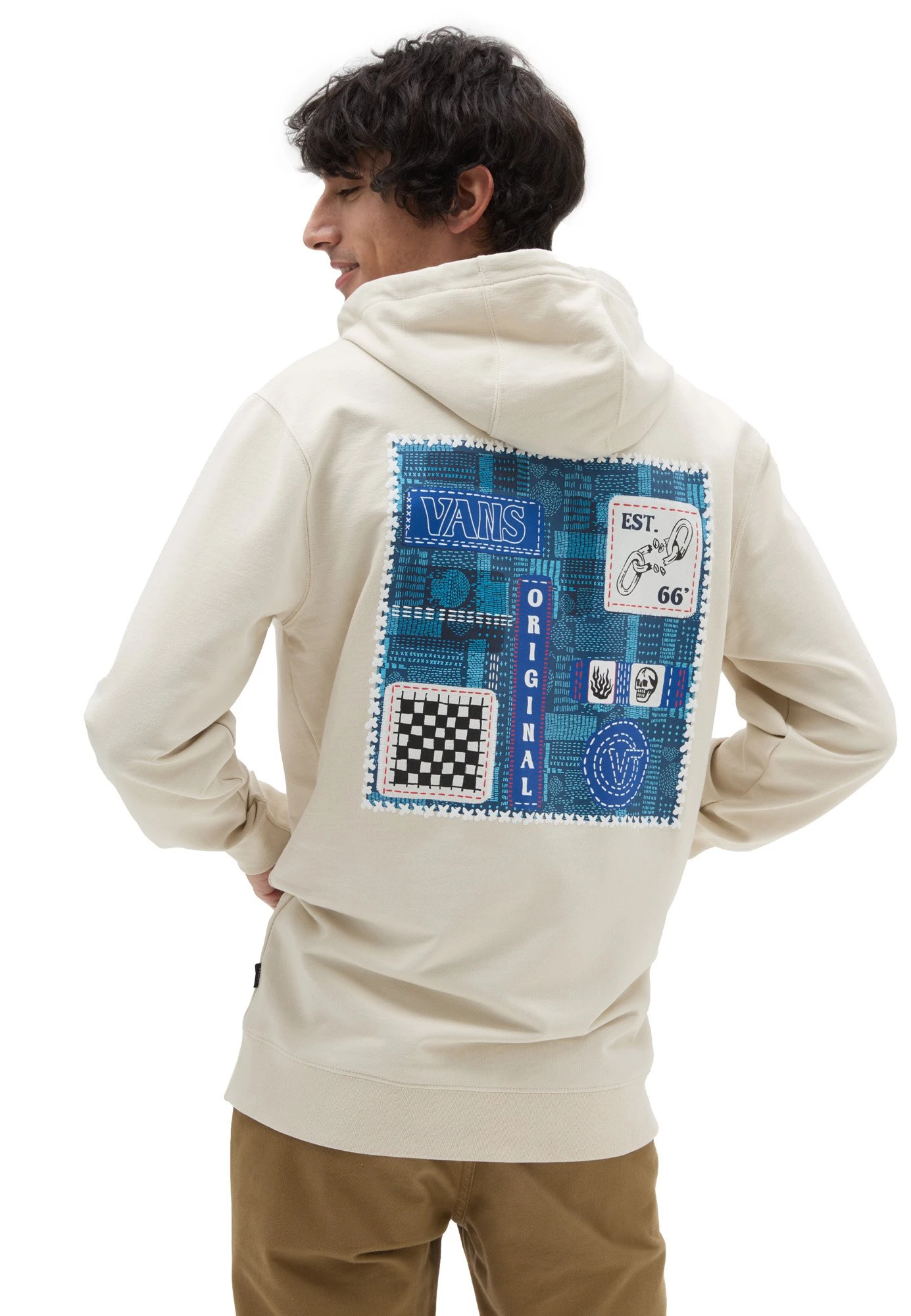 Vans Denim Patch Po - Jersey Con Capucha - Light Beige 4 Vans Denim Patch Po - Jersey Con Capucha - Light Beige - Imagen 2