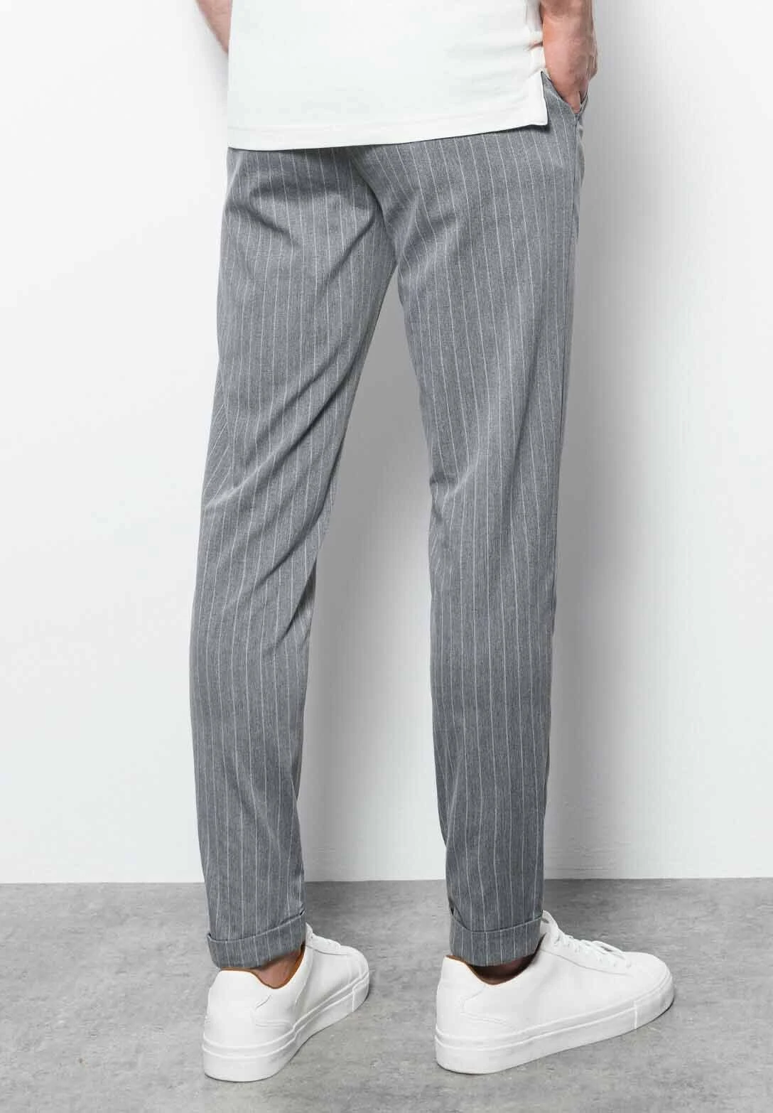 With Elastic Waistband- Pantalones - Dark Grey 4 With Elastic Waistband- Pantalones - Dark Grey - Imagen 2