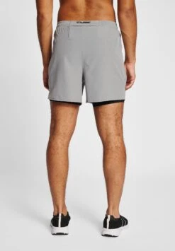 Hummel Mt Fast 2 In 1 - Pantalón Corto De Deporte - Sharkskin -Solid Ventas 826ef65f820940879903ed300163f89b