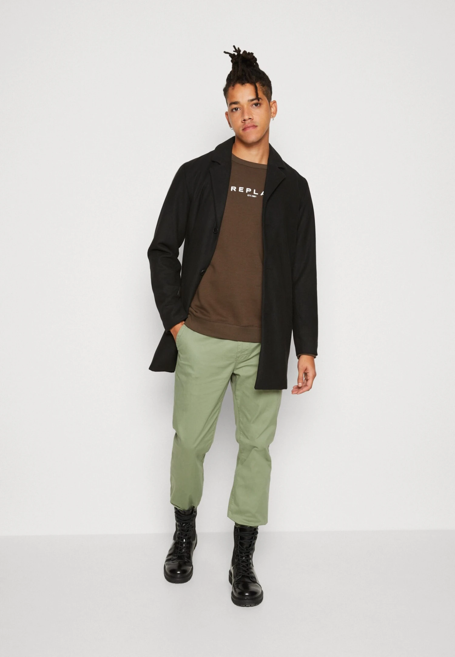 Replay Sudadera - Dark Brown 4 Replay Sudadera - Dark Brown - Imagen 2