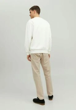 Jack & Jones Crew Neck - Sudadera - Cloud Dancer -Solid Ventas 83e17f95cce243d4be5ced379d976abe