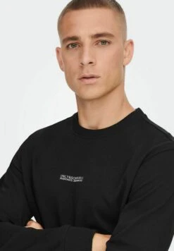 Only & Sons Onselon Life Reg Logo - Sudadera - Black -Solid Ventas 869746050801436f9f5748f5184087f5