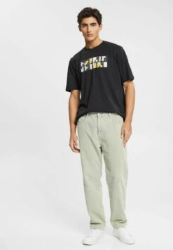 Edc By Esprit Relaxed Fit - Camiseta Estampada - Black -Solid Ventas 8c5f329d559d414fafd104ebd5ec6dab