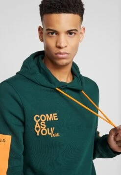 Pier One Jersey Con Capucha - Dark Green -Solid Ventas 8f85fe47bd094118bc5a22326f13d1f6