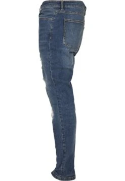 URBAN CLASSICS Heavy Destroyed Slim Fit Jeans - Vaqueros Slim Fit - Blue Heavy Destroyed Washed -Solid Ventas 8fc2549d02ea4b3690ded903c45d134b