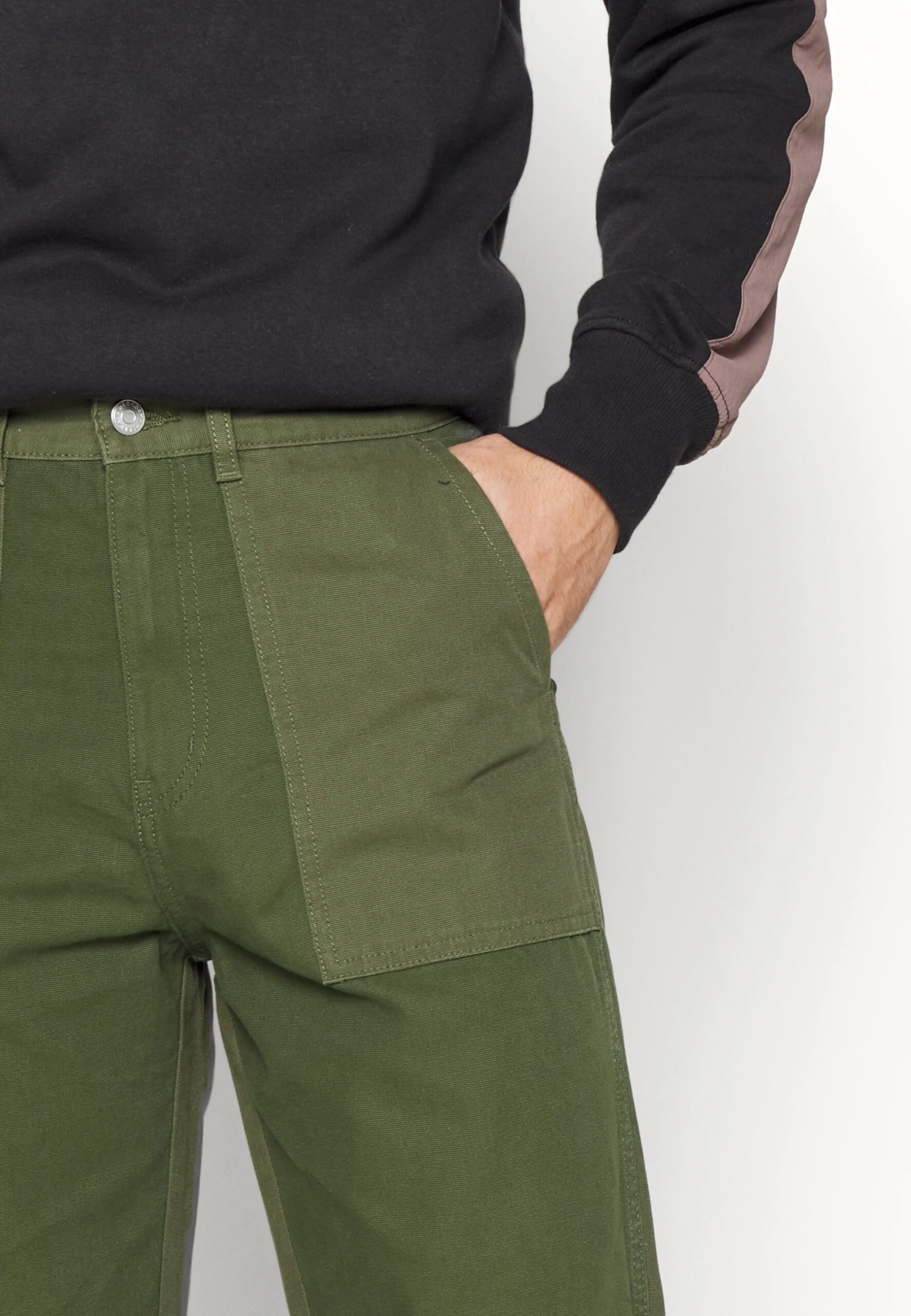 WEEKDAY Joel Workwear Trouser - Pantalones - Khaki 7 WEEKDAY Joel Workwear Trouser - Pantalones - Khaki - Imagen 5