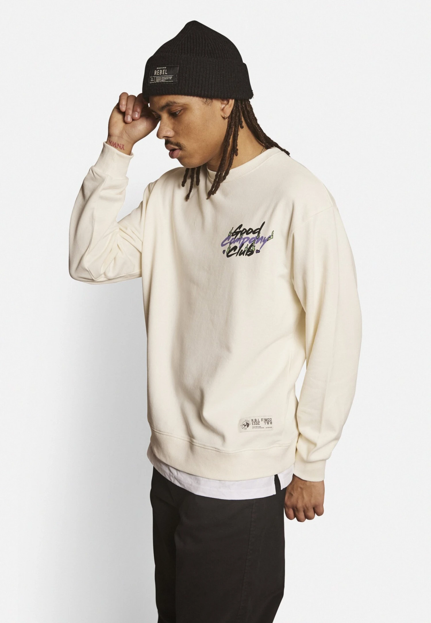 Redefined Rebel Rafael- Sudadera - Pristine 3 Redefined Rebel Rafael- Sudadera - Pristine