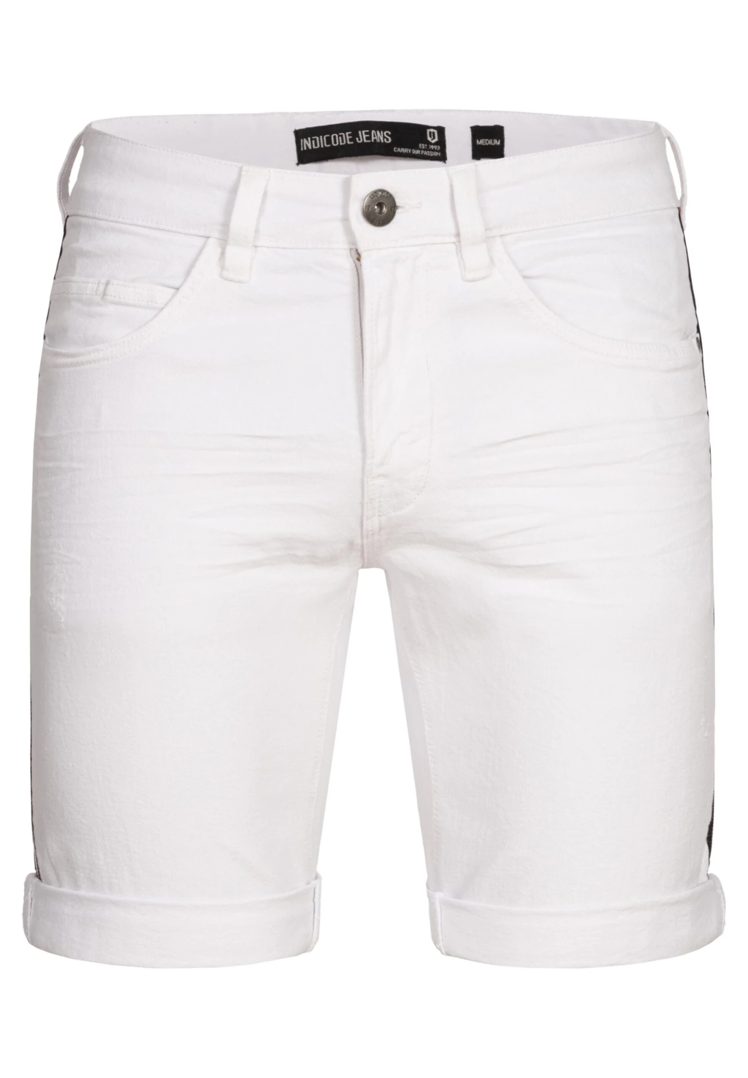 Indicode Jeans Shorts Vaqueros - Off-White 8 Indicode Jeans Shorts Vaqueros - Off-White - Imagen 6