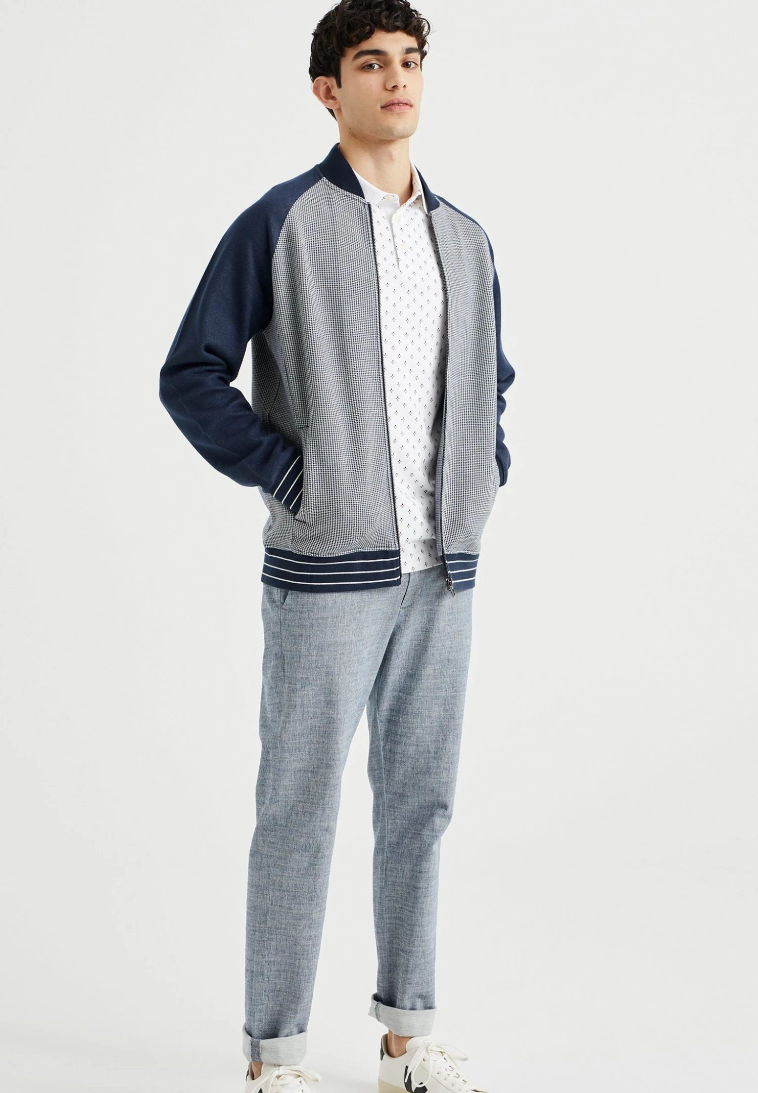 WE FASHION Met Dessin - Polo - White 4 WE FASHION Met Dessin - Polo - White - Imagen 2