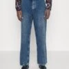 THE KOOPLES Pantalon Seul - Vaqueros Boyfriend - Blue Denim
