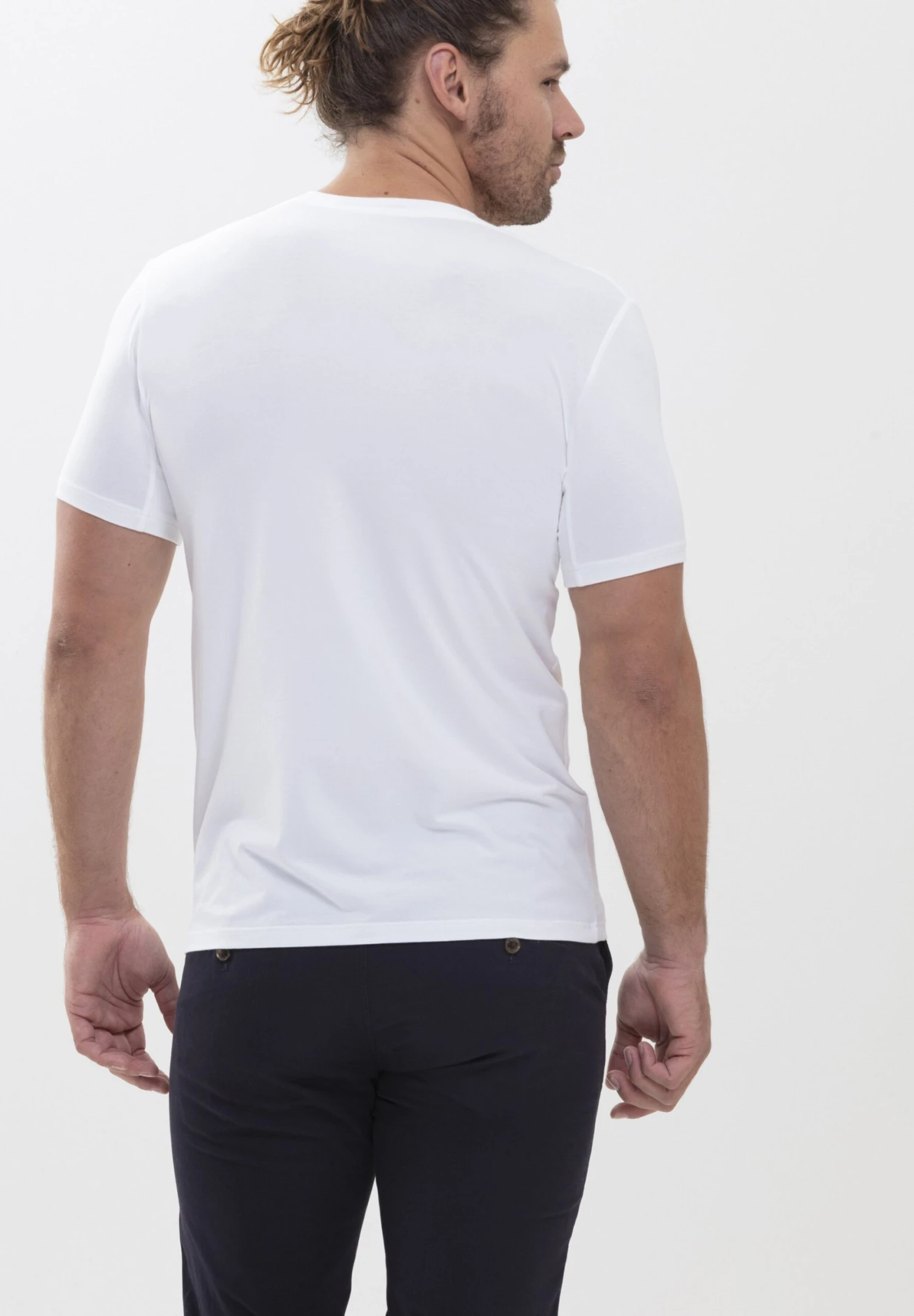 MEY Hybrid - Camiseta Básica - Weiss 4 MEY Hybrid - Camiseta Básica - Weiss - Imagen 2