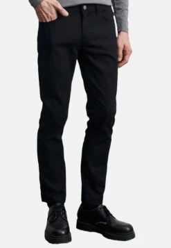 Slim Fit- Pantalones - Black