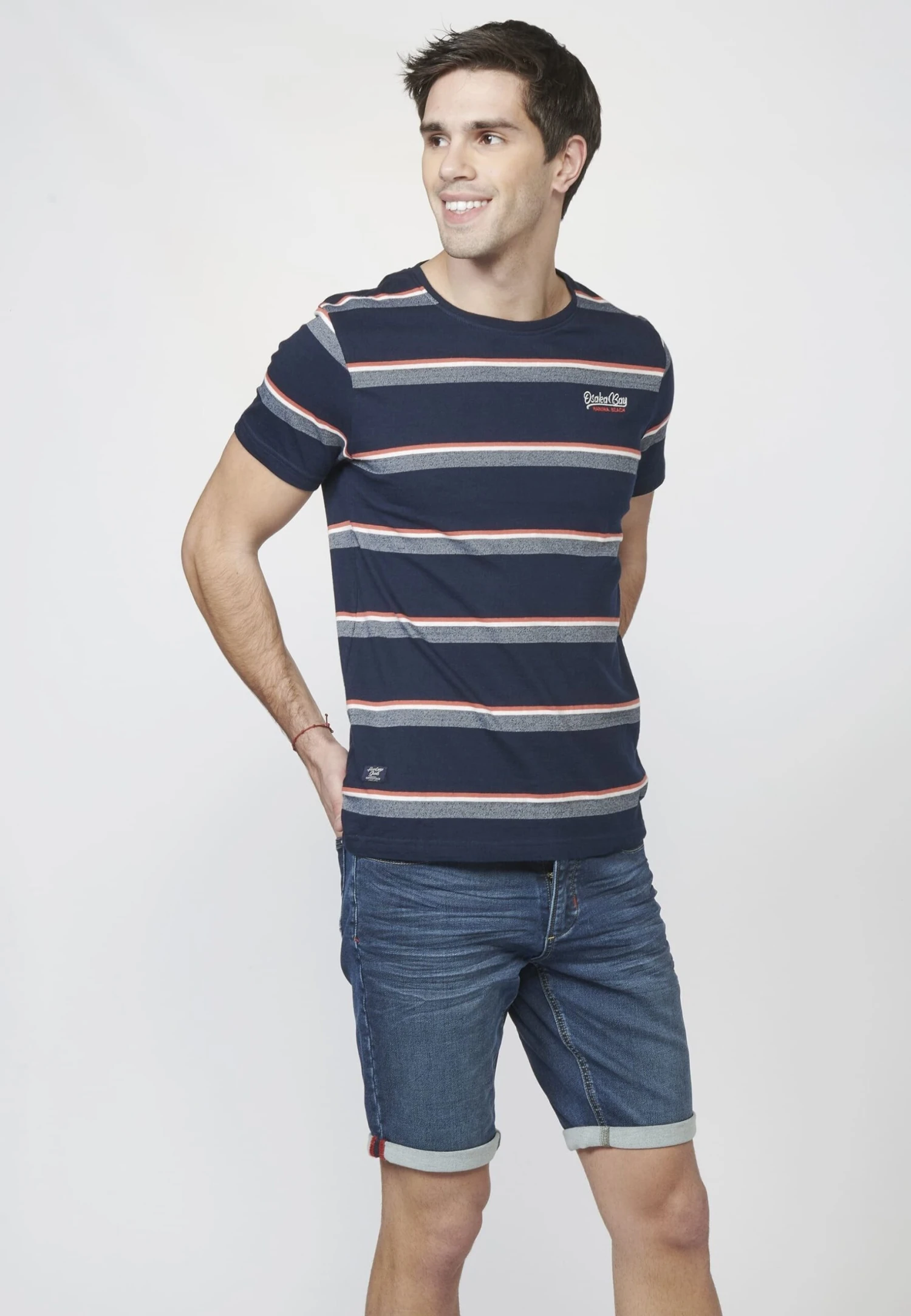 Koroshi Manga Corta - Camiseta Estampada - Navy 3 Koroshi Manga Corta - Camiseta Estampada - Navy