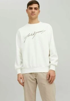 Jack & Jones Crew Neck - Sudadera - Cloud Dancer