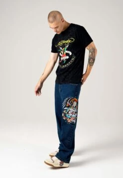 Ed Hardy True-Till-La - Camiseta Estampada - Black -Solid Ventas 9e8f87248d8d4f5ab2df228ab312ad20