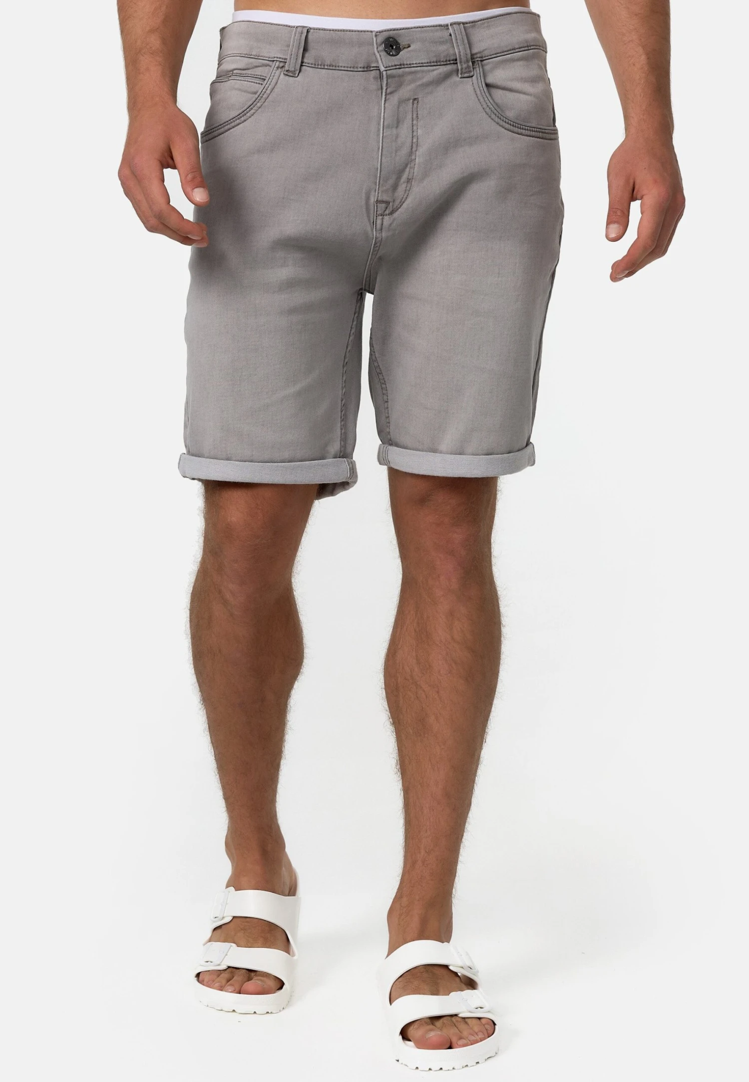 Indicode Jeans Lonar - Shorts Vaqueros - Lt Grey 3 Indicode Jeans Lonar - Shorts Vaqueros - Lt Grey