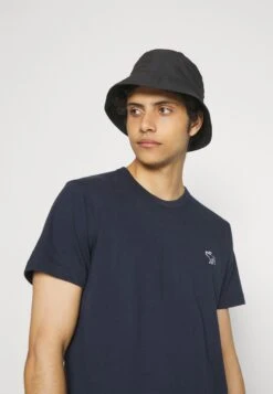 Abercrombie & Fitch Elevated Icon Crew - Camiseta Básica - Dark Blue -Solid Ventas a3a4dde9c69b42ffa9c5873c1f6fe105