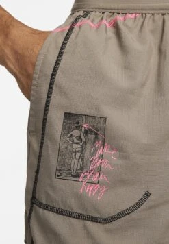 Nike Performance Stride - Pantalón Corto De Deporte - Olive Grey/Summit White -Solid Ventas a49a55dd854d402eae1a6b1be9353495