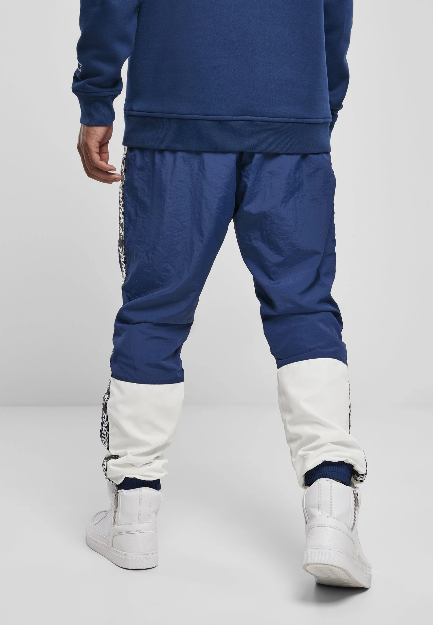 URBAN CLASSICS Starter- Pantalones Deportivos - Blue Night/White 6 URBAN CLASSICS Starter- Pantalones Deportivos - Blue Night/White - Imagen 4