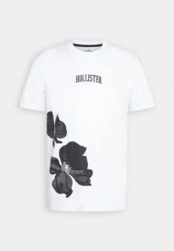 Hollister Co. Cherry Blossom - Camiseta Estampada - White -Solid Ventas a8bbda46603347118241aa05565a7882