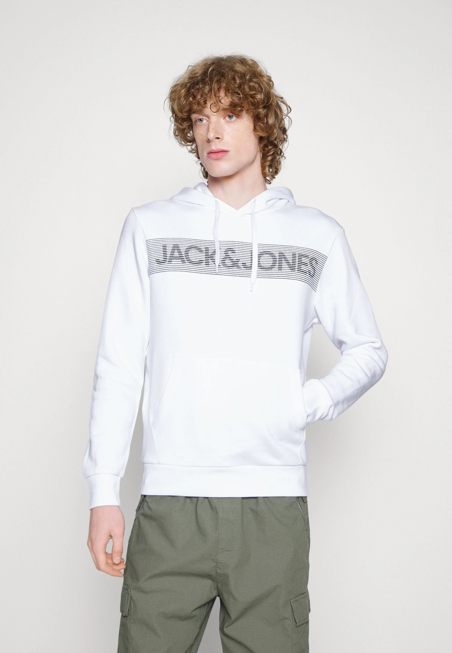 Jack & Jones Ecorp Logo Noos - Jersey Con Capucha - White 3 Jack & Jones Ecorp Logo Noos - Jersey Con Capucha - White