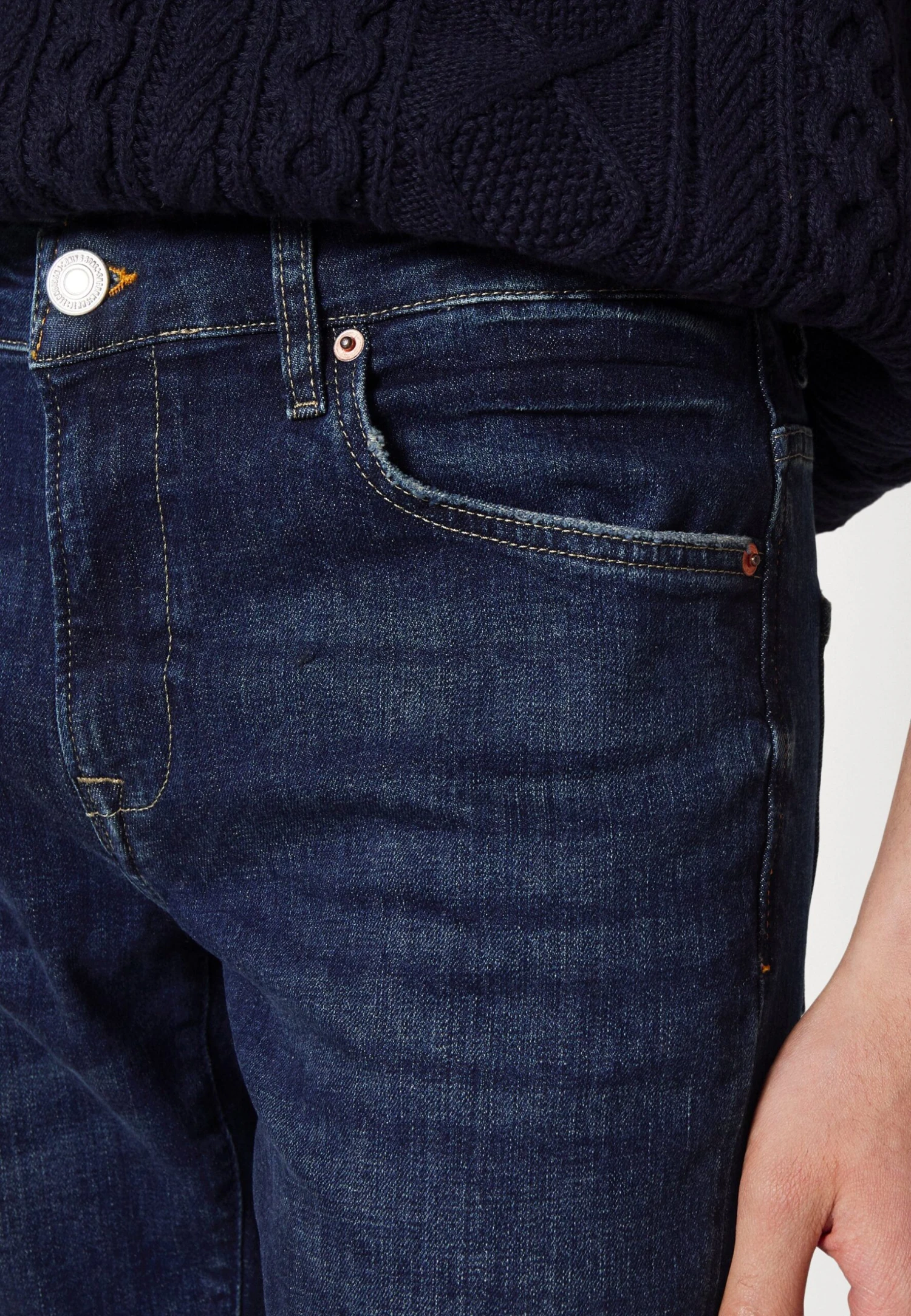 Only & Sons Onsloom - Vaqueros Slim Fit - Dark Blue Denim 8 Only & Sons Onsloom - Vaqueros Slim Fit - Dark Blue Denim - Imagen 6