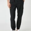 Koton Drawstring Pocket Detailed- Pantalones Cargo - Black -Solid Ventas af316bcaf47d4be78f6e665a2d9027e8