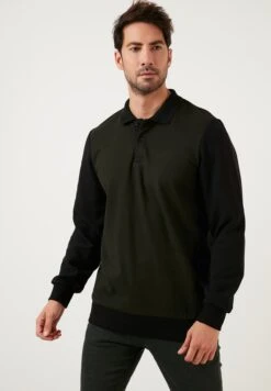 Regular Fit - Sudadera - Khaki 13 Regular Fit - Sudadera - Khaki -Solid Ventas b408f8f537ff45eb935f89039be812de