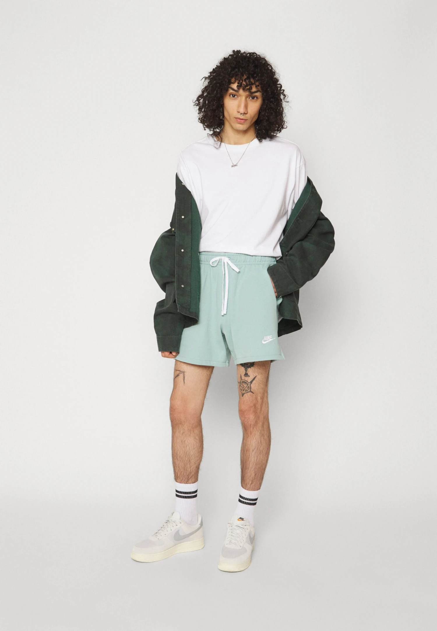 Nike Sportswear M Club Ft Flow - Pantalones Deportivos - Mineral 6 Nike Sportswear M Club Ft Flow - Pantalones Deportivos - Mineral - Imagen 4