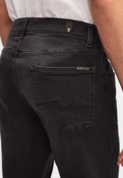 7 For All Mankind Slimmy - Vaqueros Slim Fit - Black -Solid Ventas b7d543fcb30f463da4acdd11d27dc8b2