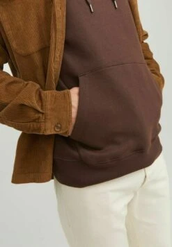 Jack & Jones Jersey Con Capucha - Seal Brown -Solid Ventas bb8e0c14ec284e3b83fdc6bc28ccd759