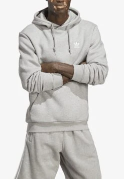 Adidas Originals Essential- Sudadera - Medium Grey Heather -Solid Ventas be89f0040f204050b797f075f5064fb6