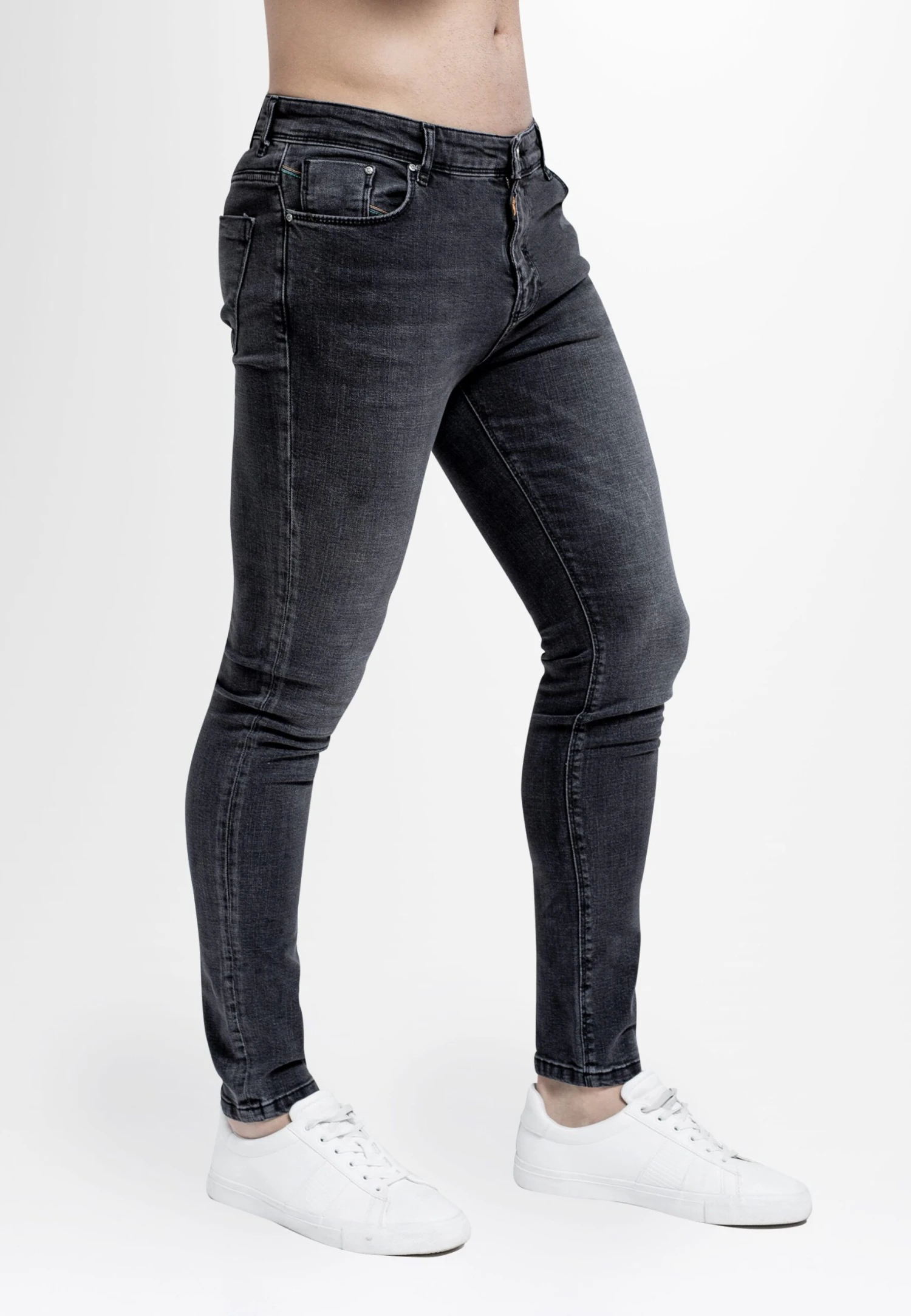 Im- Vaqueros Pitillo - Grau 6 Im- Vaqueros Pitillo - Grau - Imagen 4