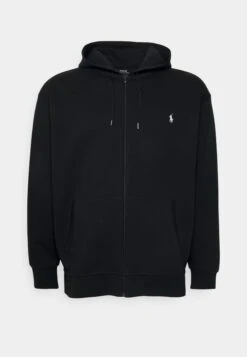Double-Knit Full-Zip Hoodie - Sudadera Con Cremallera -Black -Solid Ventas bfdb2e96fa92424ca26303ec7b93313e
