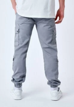 Pantalones Cargo - Gris -Solid Ventas c18a37c45b2445128de48d50eb4efbe4