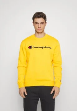 Champion Classic Crewneck Large Logo - Sudadera - Yellow