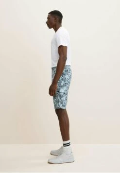Tom Tailor Gemusterte Cargo - Shorts - Mint Navy Big Leaf Design 12 Tom Tailor Gemusterte Cargo - Shorts - Mint Navy Big Leaf Design -Solid Ventas c571769787644d19a29f6164a6350cc3