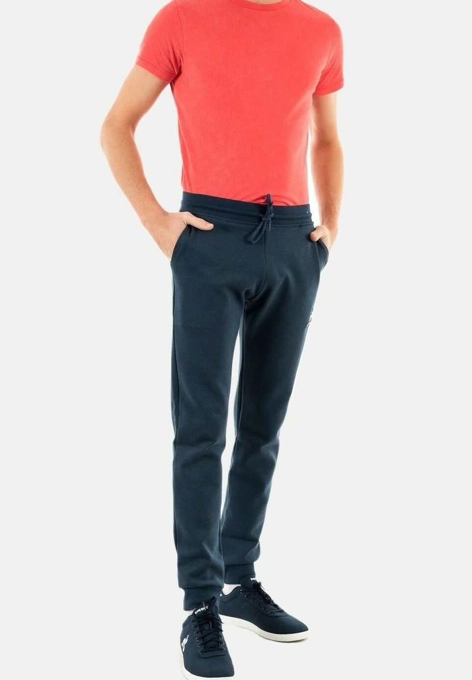 Le Coq Sportif Pantalones Deportivos - Bleu 3 Le Coq Sportif Pantalones Deportivos - Bleu