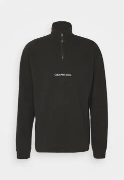 Calvin Klein Jeans Instit Half Zip Ottoman - Camiseta De Manga Larga -Black 12 Calvin Klein Jeans Instit Half Zip Ottoman - Camiseta De Manga Larga -Black -Solid Ventas cceff64d9ad9401188458b21596d89e9