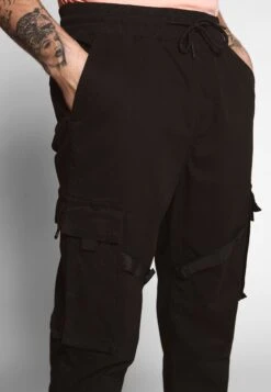 URBAN CLASSICS Tactical Trouser - Pantalones Cargo - Black -Solid Ventas ce137423adfc40eaae64c223eef66510